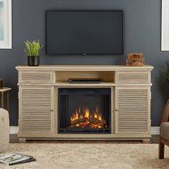 Real Flame 9110E-GRY 9110E Cavallo Electric Fireplace in Gray 9110E Cavallo Electric Fireplace N10