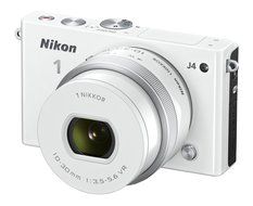 Nikon 1 J4 Digital Camera with 1 NIKKOR 10-100mm f/4.0-5.6 VR Lens (White) (Discontinued by Manufacturer) N17