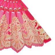 Chinese Foldable Trim Hand Fan Wing Chun Dancing Fan - Fuchsia N3