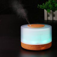 LEWONDE 4 IN 1 500ml Aromatherapy Essential Oil Diffuser Humidifier with Remote Control Color Light Changing and...