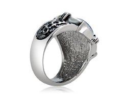 Dfunlife Anime Hitman Reborn 3rd Generation Vongola Ring with Chain (Blue) N4