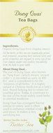 Celebration Herbals Organic Dong Quai Tea Caffeine Free -- 24 Herbal Tea Bags N4