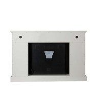 Genevieve Antique White Media Tv Stand Electric Fireplace up to 50" N3