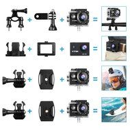 Vtin 2.0 Inch 1080P HD Waterproof Sports Action Camera DV Camcorder Kit with 170 Degree Wide Angle Lens and 16... N4