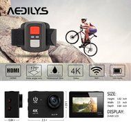 Sport Camera ,AEDILYS 4K HD Action Camera ,Wrist 2.4G Wireless RF Remote Control , WiFi 2inch 170&deg; Sports Video... N2