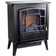 Warm House RSF-10324 Bern Retro-Style Floor Standing Electric Fireplace N7