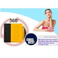 SSstar Cube 360 Sports Video Camera WIFI H.264 360 Degrees Panorama Camera 360x190&deg;Large Panoramic Shot Sports... N2