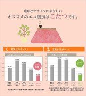 Kotatsu thick blanket &quot;Yukari&quot; Brown 205 &times; 245cm N2