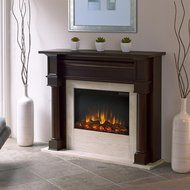 Real Flame Berkeley Electric Fireplace in Dark Walnut-7810E-DW N6