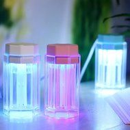 Polygon Angular Cylinder LED Humidifier,Highpot Ultrasound USB Mini Air Diffuser Beatles Aromatherapy Device Humidifier... N10