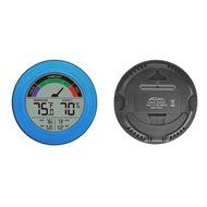 Thermometer &amp; Hygrometer Weather Station with Color Comfort Meter in Metal Casing (BRONZE) N8