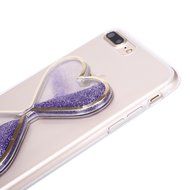 iPhone 7 Plus Case,Phezen Bling Glitter Soft Gel Clear TPU Case for iPhone 7 Plus,Glow in the Dark Luminous Heart... N31