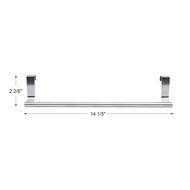 Imiee Forma Over Cabinet 9&quot; Towel Bar Robe Hook , Brushed Stainless Steel N13