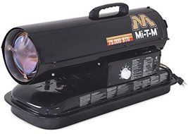 Mi-T-M MH-0075-0M10 Kerosene Forced Air Space Heater, 75000 BTU