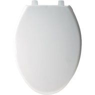 Bemis 7800TDG000 Plastic Toilet Seat, Elongated, White by Bemis