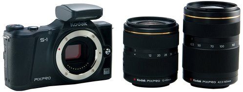 Kodak PIXPRO S-1 Compact System Digital Camera with 12-45mm Lens, 400mm Bonus Lens and 3" Articulating LCD Screen... N11