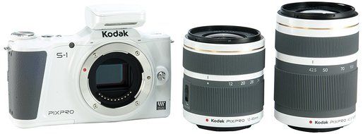 Kodak PIXPRO S-1 Compact System Digital Camera with 12-45mm Lens, 400mm Bonus Lens and 3" Articulating LCD Screen... N14