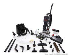 Reconditioned Kirby Upright Avalir Vacuum Cleaner loaded with tools, shampooer &amp; floor buffer HEPA Bags PET