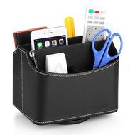 EasyAcc Remote Controller Holder Storage Container Rack Coffee Table 5 Compartments for TV Remote Phone iPad CD...