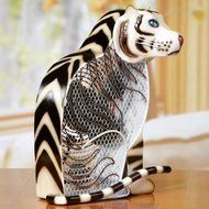 Deco Breeze White Tiger Figurine Fan N2
