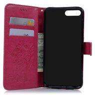 iPhone 7 Plus Case (5.5 inch) - Wallet Flip Folio Stand Case Embossed Flower Tree PU Leather Case Shockproof Soft... N23