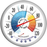 New SPRINGFIELD 90078 13.25" Thermometer with Hygrometer