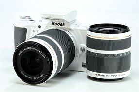 Kodak PIXPRO S-1 Compact System Digital Camera with 12-45mm Lens, 400mm Bonus Lens and 3" Articulating LCD Screen... N19