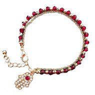 Fashion Women's Fashion Jewelry Charm Hamsa Hand Lucky Evil Eye Beads Bracelet