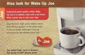 Joe Tall, Dark and Handsome Dark Roast K Cup Coffee 1 Box of 12 Pods