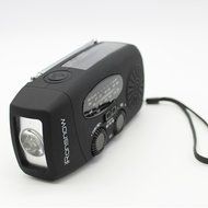 [ 2-PACK Upgraded Version ] iRonsnow 088+ [1000mAh] Solar Hand Crank Radio AM/FM/NOAA/WB Weather Emergency Radio... N4