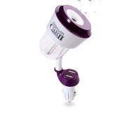 EXIU Summer Portable Mini Car Humidifier Air Purifier Aroma Essential Oil Diffuser (Black) N9