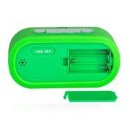 Plumeet Digital Large LCD Easy Setting Travel Alarm Clock with Snooze Good Backlight of 3 AAA Batteries Powered...