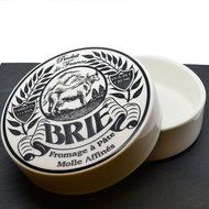 Two&#039;s Company Ceramic The Artisan Market Brie Baker, White N2