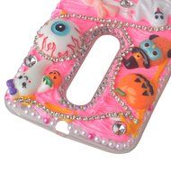 Spritech(TM) 3D Handmade Crystal Phone Case for Motorola Droid Turbo,Helloween Style Monster Pumpkin Design Smartphone... N12