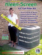 Outside Air Conditioner Filter Screen - Condenser Maintenance Helps to Protect from Leaves, Animal Hair, and Grass... N2