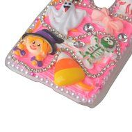 Spritech(TM) 3D Handmade Crystal Phone Case for Motorola Droid Turbo,Helloween Style Monster Pumpkin Design Smartphone... N13