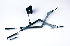 Grill Daddy King Tong Pro for Fire Pits or Fireplace 28&rdquo; Power Leverage Handle and Heat Shield Protects Hands... N2