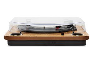 ION Audio Max LP | 3-Speed Belt Drive Turntable with Built-In Speakers &amp; 1/8" Aux Input (Glossy Piano Black) N5