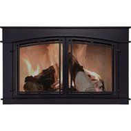 Pleasant Hearth Fieldcrest Fireplace Glass Door - Black, Model# FC-5902