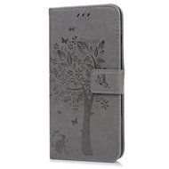 iPhone 7 Plus Case (5.5 inch) - Wallet Flip Folio Stand Case Embossed Flower Tree PU Leather Case Shockproof Soft... N40