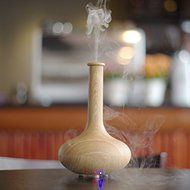 Viment New Fashion Electric Aromatherapy Essential oil Aroma Ultrasonic Diffuser Cool Mist Humidifier Wood with... N8