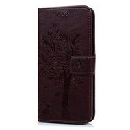 iPhone 7 Plus Case (5.5 inch) - Wallet Flip Folio Stand Case Embossed Flower Tree PU Leather Case Shockproof Soft... N44
