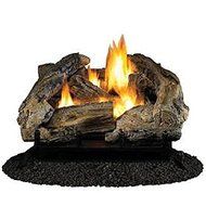 Cedar Ridge Hearth 18-in W/ 18-in W 30,000-BTU Dual Vent-Free Gas Fireplace Logs with Thermostat