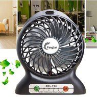 FengLan Portable Lithium Battery Fan 4-inch Vanes 3 Speeds Rechargeable Desktop Fan Mini Desk Fan Portable Handheld... N7