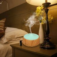 Aromatherapy Essential Oil Diffuser,Werleo 250ml Wood Grain Ultrasonic Cool Mist Whisper Quiet Aroma Air Humidifier... N7