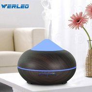 Aromatherapy Essential Oil Diffuser,Werleo 250ml Wood Grain Ultrasonic Cool Mist Whisper Quiet Aroma Air Humidifier... N9