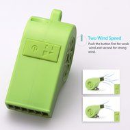 Veesee Portable Mini USB Fan with Two Wind Speed for Home Office Outdoor Green N15