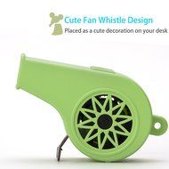 Veesee Portable Mini USB Fan with Two Wind Speed for Home Office Outdoor Green N16