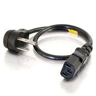 C2G / Cables To Go 27901 18 AWG Universal Flat Panel Power Cord (3 Feet)