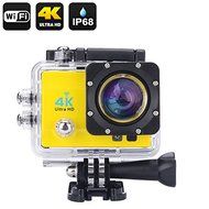 4K Wi-Fi Waterproof Sports Action Camera - 4K Ultra HD, 16MP, 170 Degree Wide Angle, 2 Inch LCD Display, HDMI...